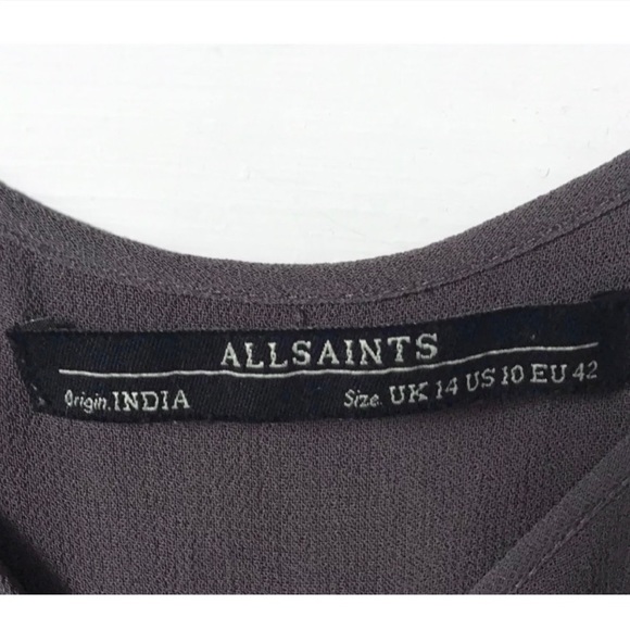 ALLSAINTS Madison Sequin Vest Sleeveless Tank Top - Picture 8 of 8